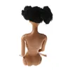 Dockor 1pc Toy African Doll American Doll Accessories Body Foges Can Change Head Foot Move African Black Girl Gift Pretase Toy Baby 230906