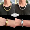 Bracelets à maillons Hip Hop Miami chaîne cubaine pour hommes, Bracelet en acier inoxydable 2023, accessoires de bijoux à la mode, étanche