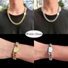 Braccialetti a maglie Hip Hop Miami Catena cubana per uomo Bracciale in acciaio inossidabile 2023 Accessori per gioielli di moda impermeabili