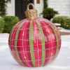 Party Decoration 60CM Christmas Inflatables Decorative Outdoor PVC Inflatable Ball Giant Tree Decors Holiday