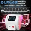 Machine amincissante de beauté de réduction de graisse de raffermissement de peau de contour de corps de laser de Lipo 6D