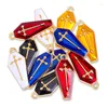 Charms 10pcs Fashion Cross Coffin Hook wisiorek punkowy metalowy kropla olej do majsterkowania bransoletki naszyjnik biżuteria