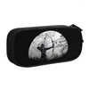 Cosmetic Bags Bow Archer Moon School Pencil Case Boys Gilrs Big Capacity Archery Hunting Lover Box Students Stationery