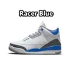 Scarpe da basket per bambini Jumpman 3 Scarpe per bambini Blu Bianco Nero Cemento Cardinale Rosso Grigio Bambino in età prescolare PS Atletico Tod Chaussures Trainer Sneaker per bambini