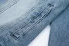 Джинсовая одежда с рукавами Пальто Униформа Куртка Однобортный Теплый эполет Куртки Пары Мужские университетские пальто Мужская дизайнерская одежда Негабаритный спорт