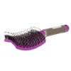 Escovas de cabelo curvadas escova de cerdas de javali mas pente detangling portátil usef escova de cabelo para mulheres em linha reta estilo encaracolado suave gota deli dhen1