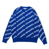 Mens Sweaters Full Print VETEMENTS Sweater Men Women 1 Top Quality Thick Material VTM Autumn Winter Knitted Jumper 230906