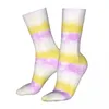 Men's Socks Rainbow Women's Fashion Tie Dye Art High Quality Spring Summer Autumn Winter Gifts