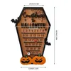 Inne imprezy imprezowe Kalender Kedatangan Halloween Hitung Mundur Kayu Untuk Dekorasi Natal Ornamen Horor Desain Hantu Pesta Rumah Dalam Ruangan 230905