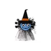 Halloween Kids Hairpin Children's Party Decoration Headwear Spider Pumpkin Mesh Edge Clip Ornaments