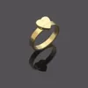 Bague d'amour en laiton pour femmes, 3 couleurs, qualité supérieure, Simple, cœur, luxe, Couple, mode, bijoux de styliste, vente en gros