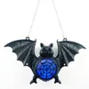 Autres fournitures de fête d'événement Halloween Bat suspendu lumière résine plastique chauve-souris lanterne pendentif extérieur intérieur horreur festival décoration de fête accessoires de fête maison 230905