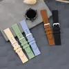 Bracelets de montre Bracelet en nylon 20mm 22mm Boucle en acier inoxydable Corduroy souple Libération rapide Hommes Femmes Universel Remplacer Bracelet Bande Ceinture