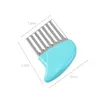 Potato Cutter Chip French Fry Maker Dough Vegetable Fruit Crinkle Wavy Slicer Knife Stainless Steel Potato Cutter Kitchen Tool