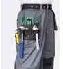 Men s Pants Multi Pocket Cargo Outdoor Work Wear Resistant Worker s Trousers With Leg Bag 230906