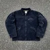 Mens Jackets Autumn Saint Michael Jacket Högkvalitativt tungt tygtvätt Vintage Work Denim Coat Street Fashion 230905