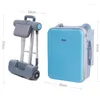 Suitcases Children's Carrying Case 2-in-1 Riding Roller Trolley Travel 20" Boarding Bag With Guardrails Removable Hard-Shell Luggage