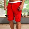 Jeans masculinos shorts casuais primavera verão rasgado lavado magro reto magro 4 8