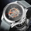 손목 시계 Pindu Design Mens 시계 최고 수정 된 Miyota 8215 Mechanical Movement Stainless Steel Waterproof Watcher Men