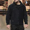 Men's Jackets Fleece Warm Winter Zip Up Plush Thickened Coat Motor Windbreak Tactical Cotton Bomber Overcoats