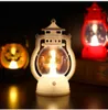 Andra evenemangsfestleveranser Halloween Small Night Light Portable Pumpkin Lamp Electronic Candle with Battery LED Christmas Ornament Home Decorations 230906