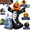 Autre événement Party Supplies Ourwarm Halloween Pumplable Pumpkin Skeleton Tombstone Ghost Outdoor Haunted House Yard Scary Prop Party Fêtes Décoration de vacances 230905