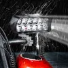 Novo 1 pçs farol da motocicleta led luzes de condução à prova dwaterproof água farol auxiliar scooter holofote externo luz nevoeiro acessórios