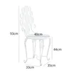 Kampmeubilair Europese witte moderne eenvoudige ijzeren tafel en twee stoelen Tuin Waterdichte buitentafels