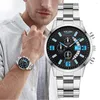 Armbandsur Sdotter Full Stell 2023 Top Brand High Quality Men's Quartz Watches Fashion Calender Relogio Masculino Business Wristwatch