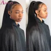 Lace Wigs Lurus Alami 360 HD Transparan Lacce Frontal Dipetik Knot Dikelantang UNTUK WANITA HITAM Penutupan Garis Rambut 230905