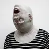 Masques de fête Halloween Masque de tête de vieil homme inversé Horreur Zombie Latex Masque effrayant sanglant Jeu de rôle Musc Décoration de fête Accessoires de jeu de rôle 230905
