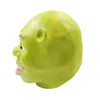 Maski imprezowe zielone shrek lateksowe maski film cosplay dla dorosłych zwierząt maska ​​realistyczna maskarada rekwizyt fantazyjna sukienka impreza Halloweenowa maska ​​230905