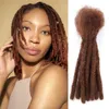 Cheveux humains en vrac Dreadlock Locs Extensions brésiliennes 100% réel humain fait à la main Remy cheveux crépus droites Faux Dread Locks Crochet cheveux en gros 230906