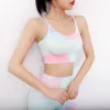 Yoga Outfit Seamless Suits Women's Tracksuit Gym Clothes Workout Set Sportwear Fitness Clothing Tie Dye High Waist Leggings