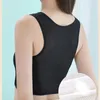 Yoga Outfit Corset Sports Underwear Breathable Thin Section Student Invisible Girl Wrapped Chest Tube Top Shrink Small Vest