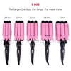 Curling Irons Professional Hair Iron Ceramic Triple Barrel Curler Wave Waver Styling Tools Styler Wand 230906