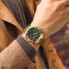 Horloges NIBOSI Merk Luxe Horloge voor Mannen Chronograaf Lichtgevende Quartz Waterdichte Sport Horloges Klok Horloge Relogio Masculino 230905