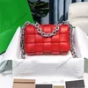 10a Top Quality Designer Bag Woman Crossbody Luxury Messenger Woven Handbag Weave äkta läder lyxmärke Purses Chain Cross Body Fashion Famous Totes Bags