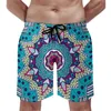 Shorts Masculinos Tribal Print Board Trenky Beach Calças Retro Floral Tamanho Grande Sunga Confortável