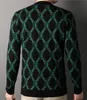 Załoga męska swetry pulloczy krawędzi sweter z długimi rękawami designerski luksusowy swobodny męski damski jesienna zima grube topy ubrania różne style