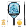 Squash Racquets 2pcs Pickleball Paddle Lightweight Pickleball Paddles Thin And Quick Pickleball Rackets Set With Carrying Bag And 4 Balls 230906