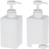 Packing Bottles Wholesale 450Ml Refillable Empty Plastic Soap Dispenser Bottle Pump For Cosmetic Shampoos Bath Shower Liquid Lotion Otxjl