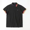 мужская рубашка-поло дизайнерская рубашка Fred деловая рубашка-поло роскошные мужские футболки с вышитым логотипом и короткими рукавами, размер S/M/L/XL/XXL