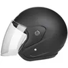 Casques de moto coupe-vent 3/4 visage ouvert demi-casque Capacete hors route Autocycle Racing équitation sécurité Crash anti-buée casque