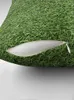 Pillow Astroturf Lush Green Turf Grass Athletic Field Texture Throw Luxury Case Cover