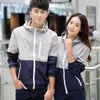 Men's Jackets Autumn Men Women Fashion Jacket Hooded Windbreaker Couple Korean Version Service Customization Coat