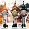Party Supplies Halloween Decorations Gnomes Doll Plush Handmade Tomte Swedish Long-Legged Dwarf Table Ornaments 906