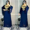 Ethnische Kleidung Grün Das Farasha Abaya-Kleid von Kaftans in Dubai, Marokko, ist sehr schick und modisch