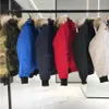 Kanada Herren Parka Canda Goose Jacke Designer Down Canada Kapuzenjacken Stil Herren Downs Goose Jacke Mäntel Mann Stickerei Weiß D266V