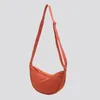 Evening Bags Solid Color Women's Nylon Hobos Messenger Vintage Female Girls Purse Cloth Shoulder Bag Simple Ladies Handbag